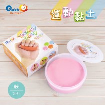 【Q-doh Reinvent 運動黏土】單盒-粉紅色-軟-100g