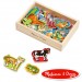 Melissa & Doug 動物木質磁鐵貼  20 pcs